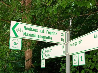 Wegweiser Veldensteiner Forst Wegweiser Veldensteiner Forst